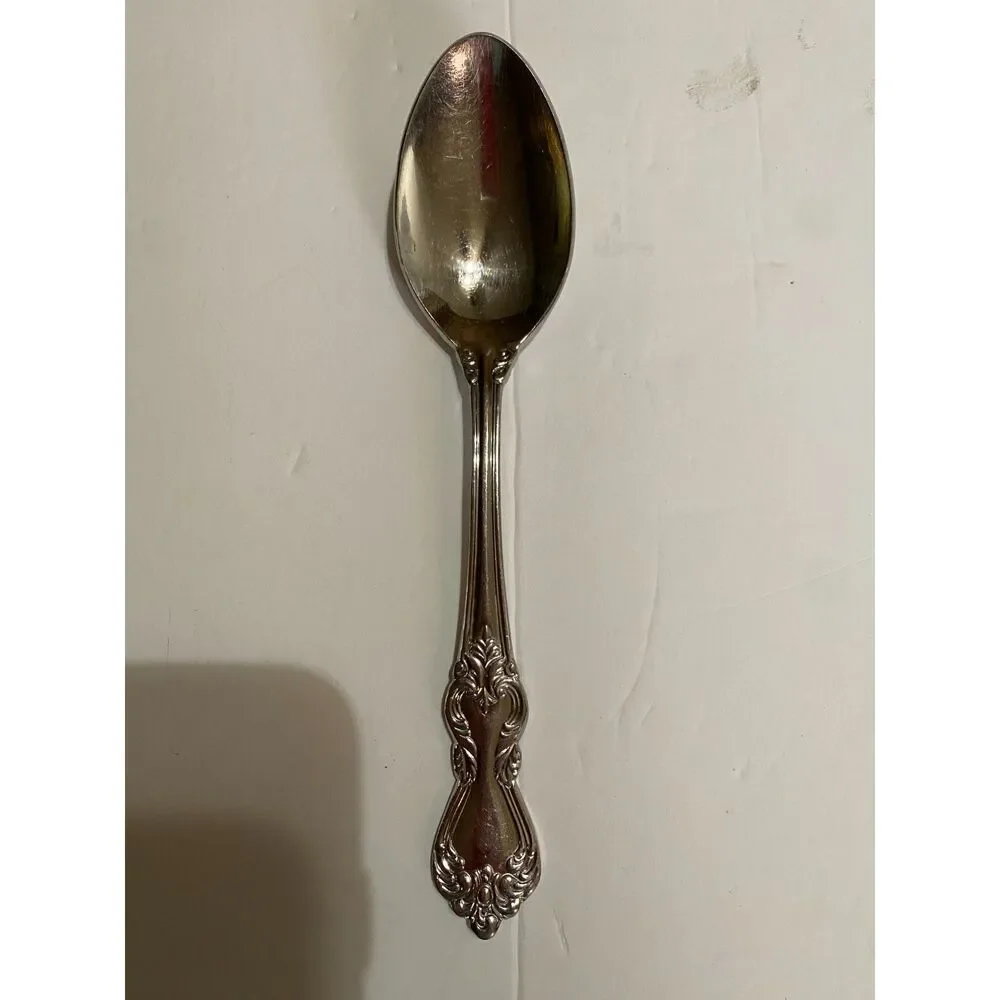 1 Reed & Barton Heritage Mint Marlborough Pattern Stainless Tablespoon